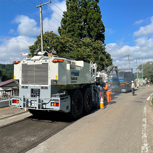 路面切削工事イメージ1